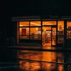 吃瓜天堂今日吃瓜条目:便利店橱窗的橙色灯光